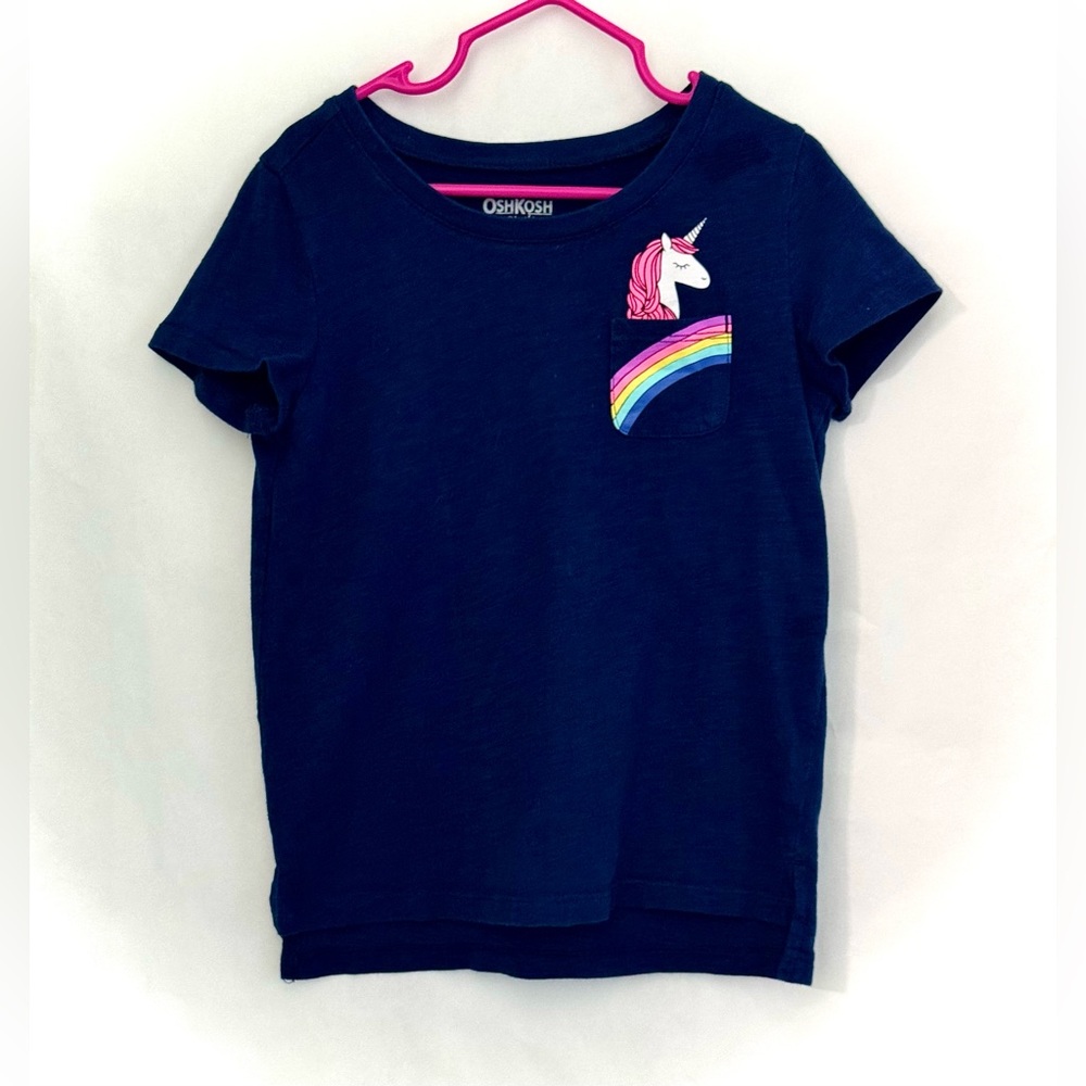 OshKosh B'gosh Kids Navy Unicorn T-Shirt